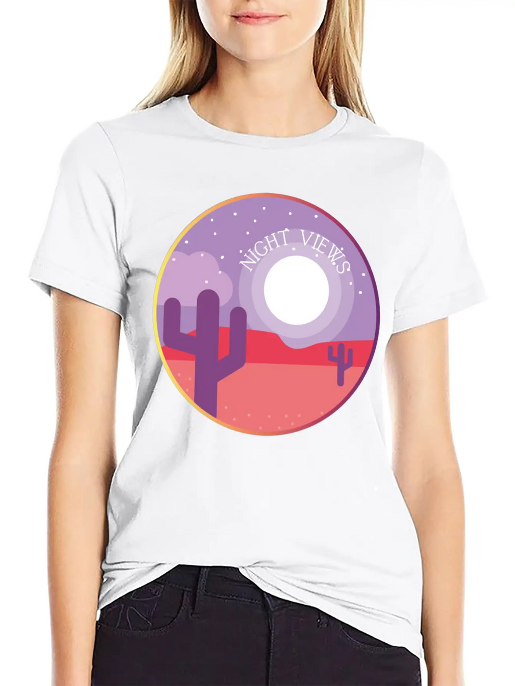 Night Views Unisex Casual T-Shirt – Clean Design For Daily Comfort