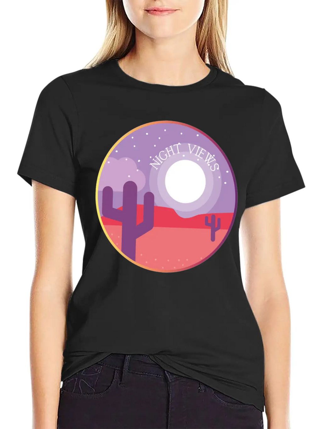 Night Views Unisex Casual T-Shirt – Clean Design For Daily Comfort
