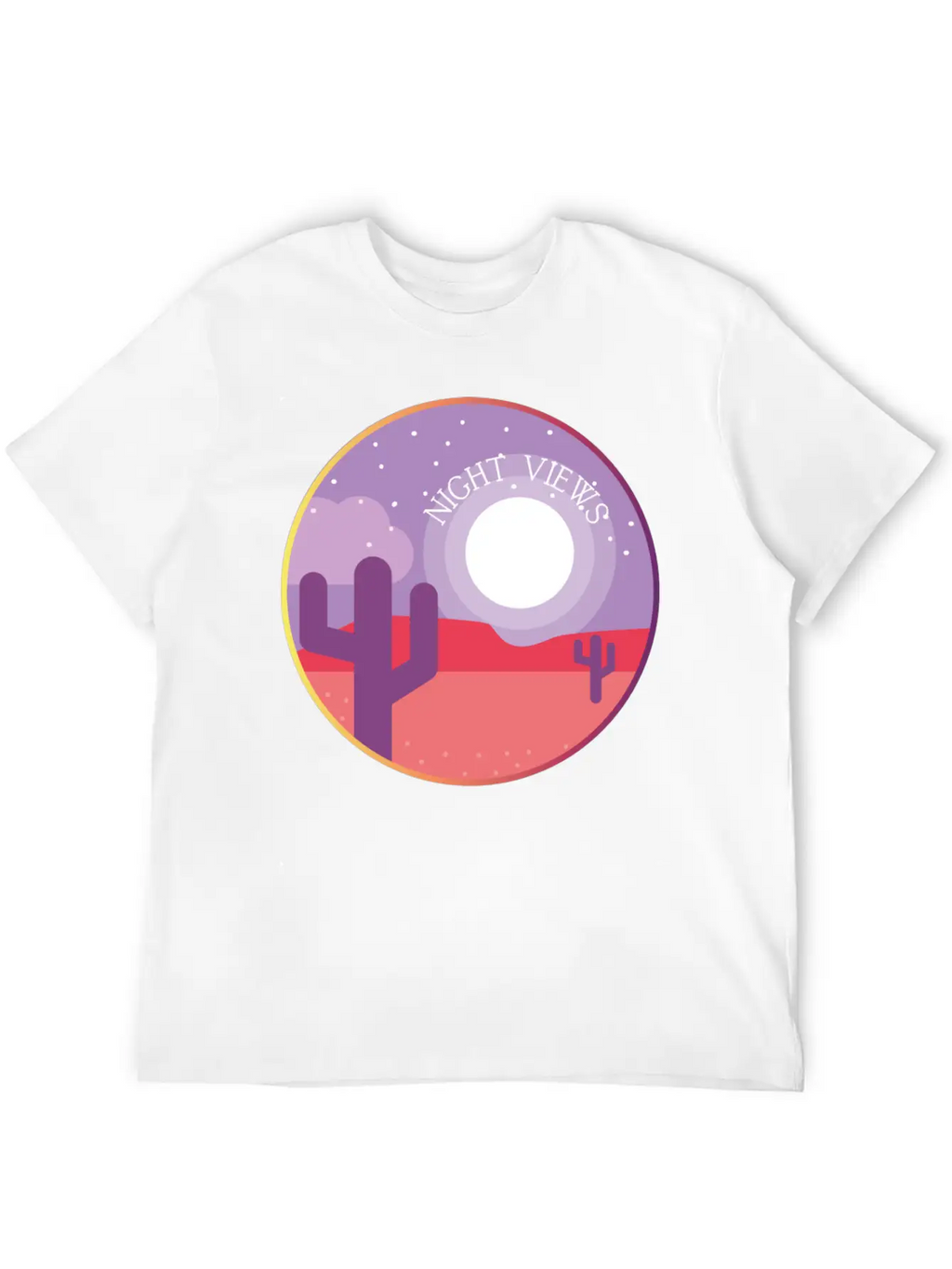 Night Views Unisex Casual T-Shirt – Clean Design For Daily Comfort