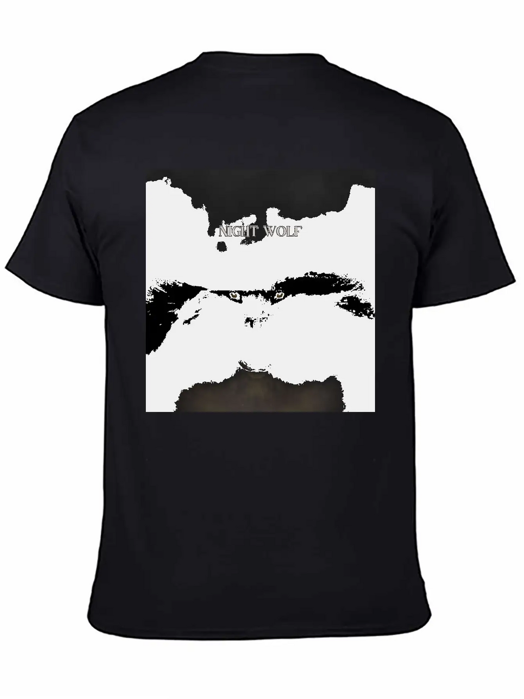 Night Wolf Casual Graphic T-Shirt – Simple And Comfortable Daily Wear