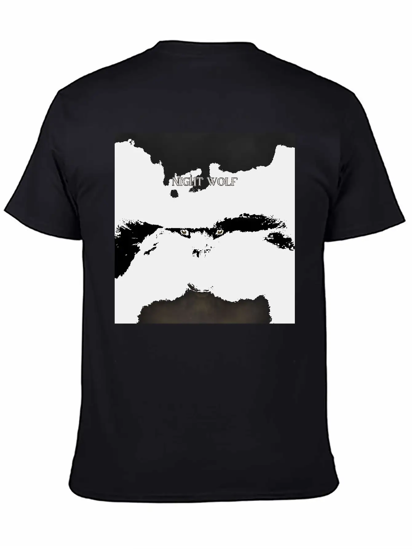 Night Wolf Casual Graphic T-Shirt – Simple And Comfortable Daily Wear