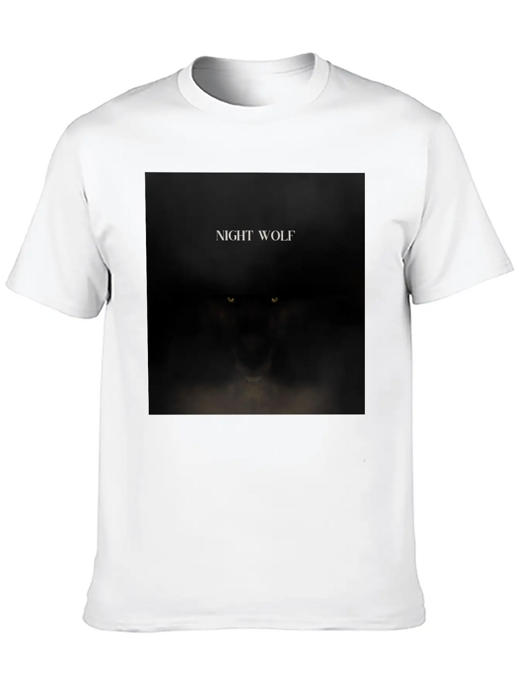 Night Wolf Casual Graphic T-Shirt – Simple And Comfortable Daily Wear