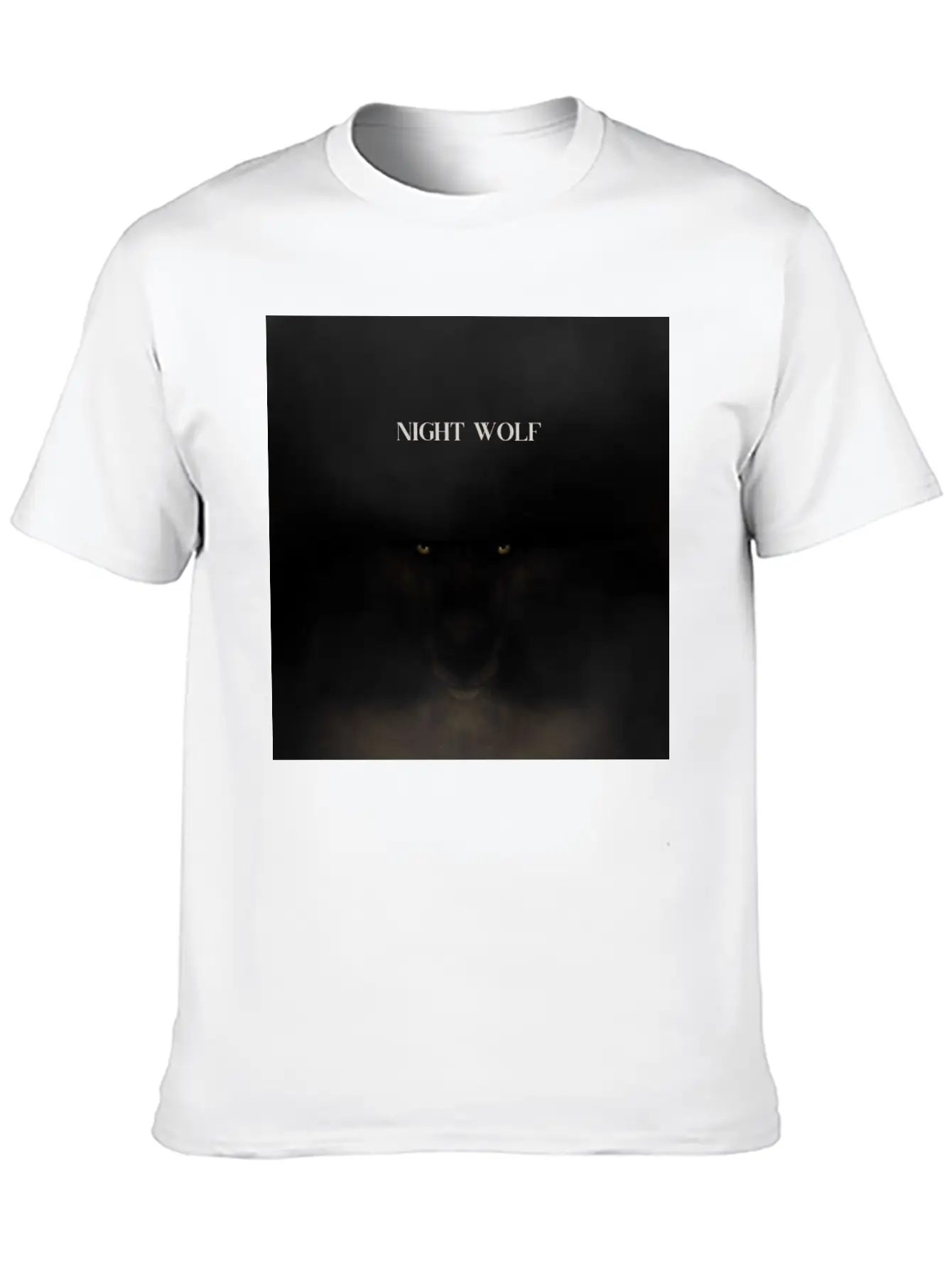 Night Wolf Casual Graphic T-Shirt – Simple And Comfortable Daily Wear