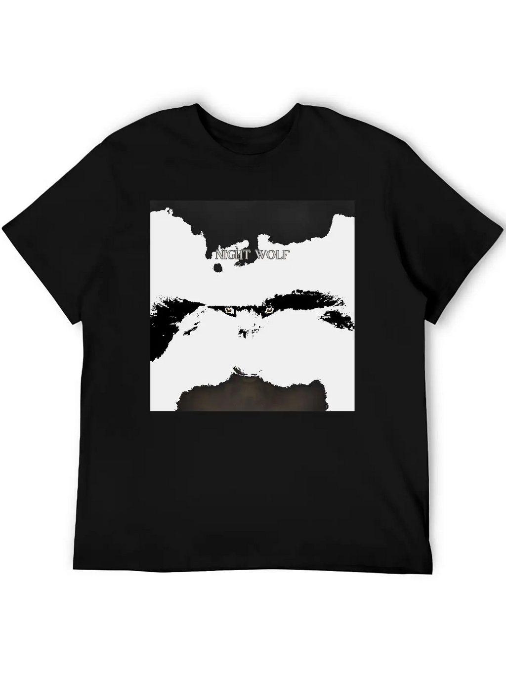 Night Wolf Casual Graphic T-Shirt – Simple And Comfortable Daily Wear