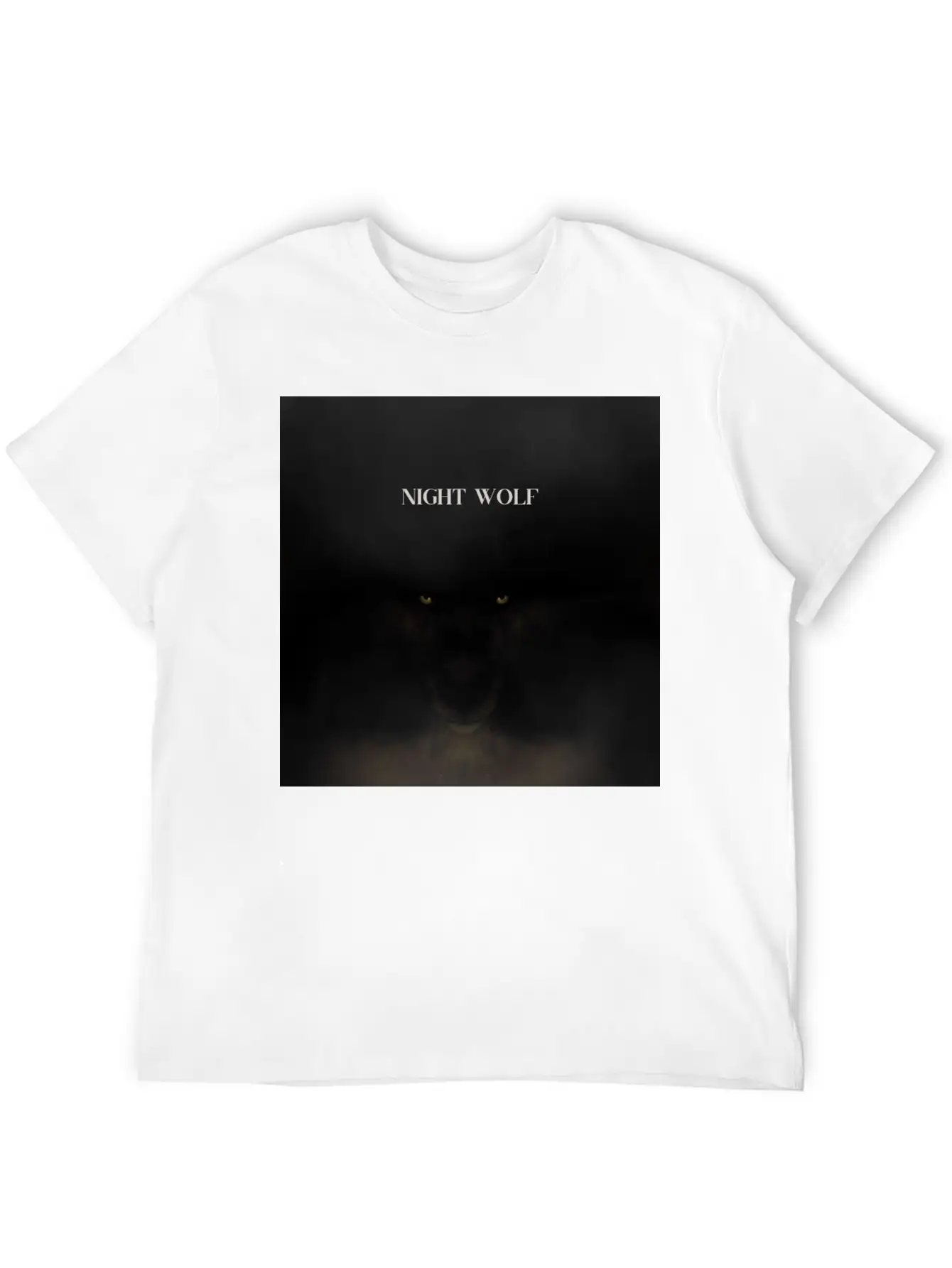 Night Wolf Casual Graphic T-Shirt – Simple And Comfortable Daily Wear
