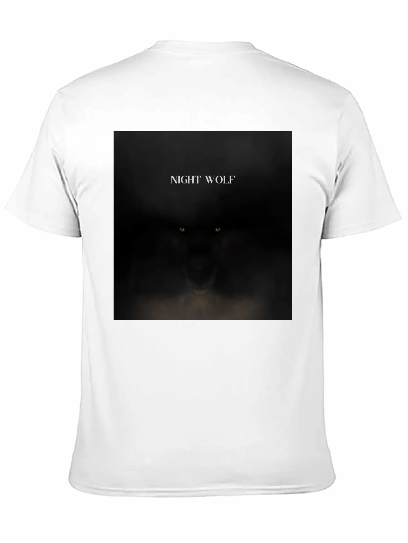 Night Wolf Casual Graphic T-Shirt – Simple And Comfortable Daily Wear