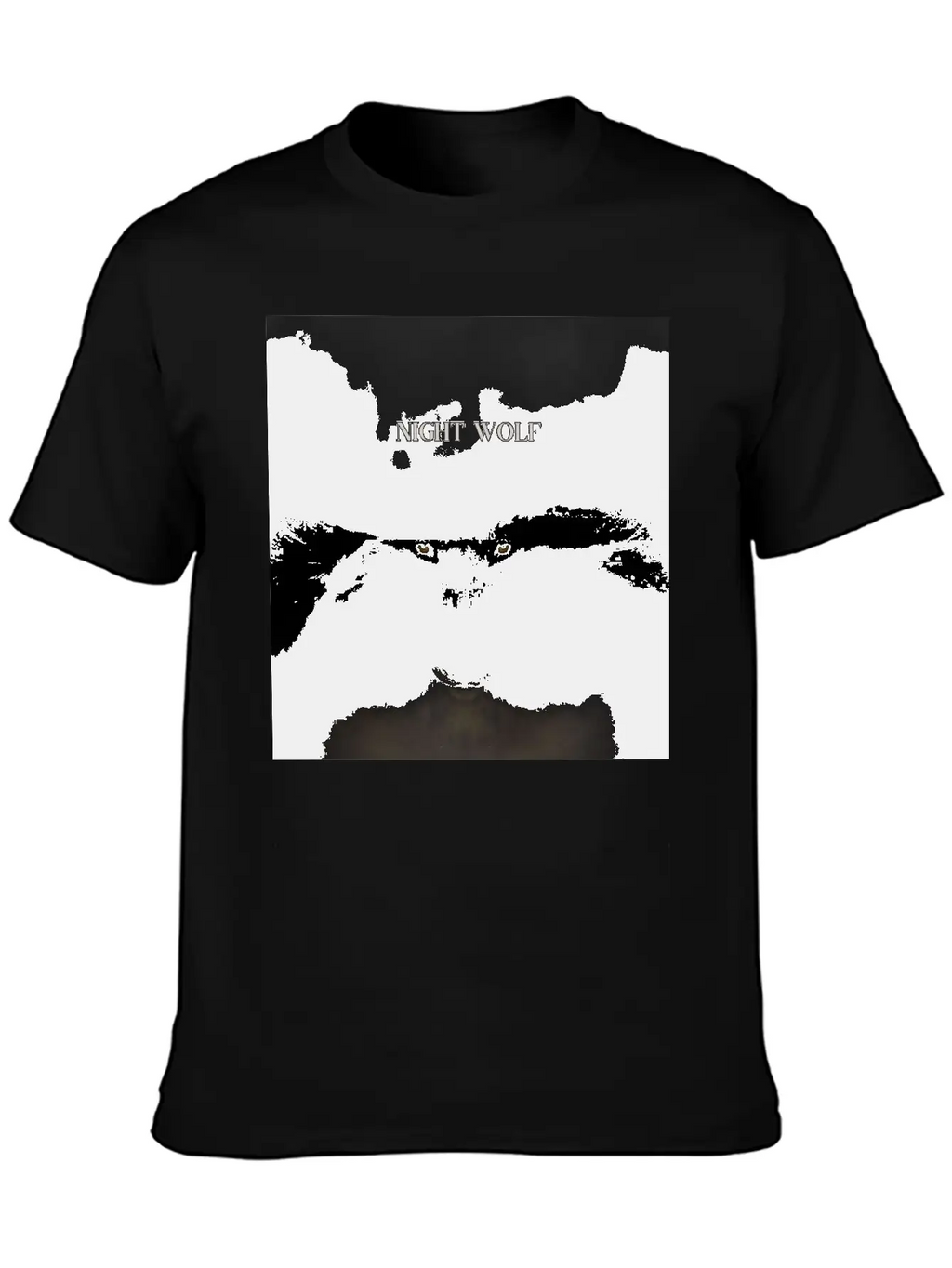 Night Wolf Casual Graphic T-Shirt – Simple And Comfortable Daily Wear