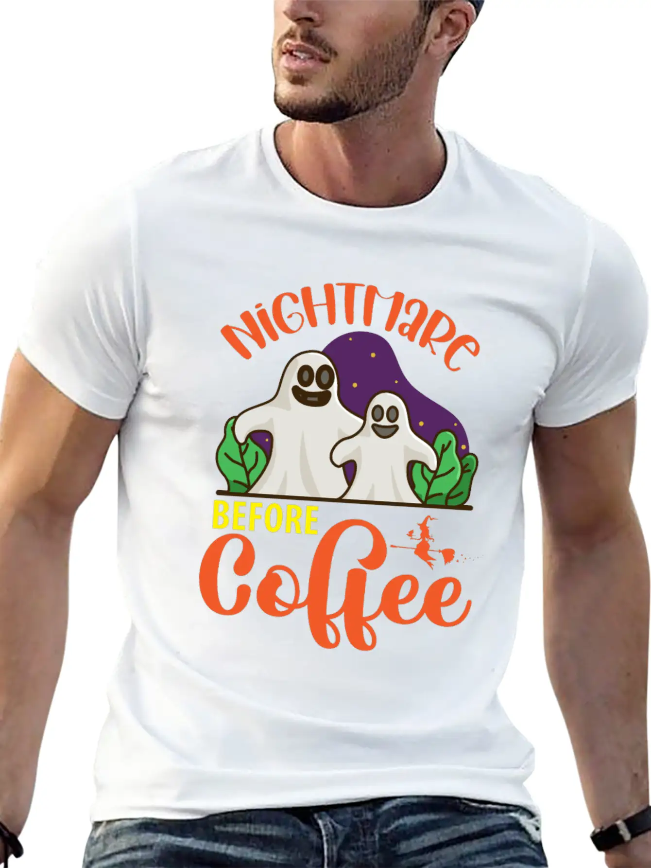 Nightmare Before Coffee Unisex Casual T-Shirt – Clean Design For Daily Comfort