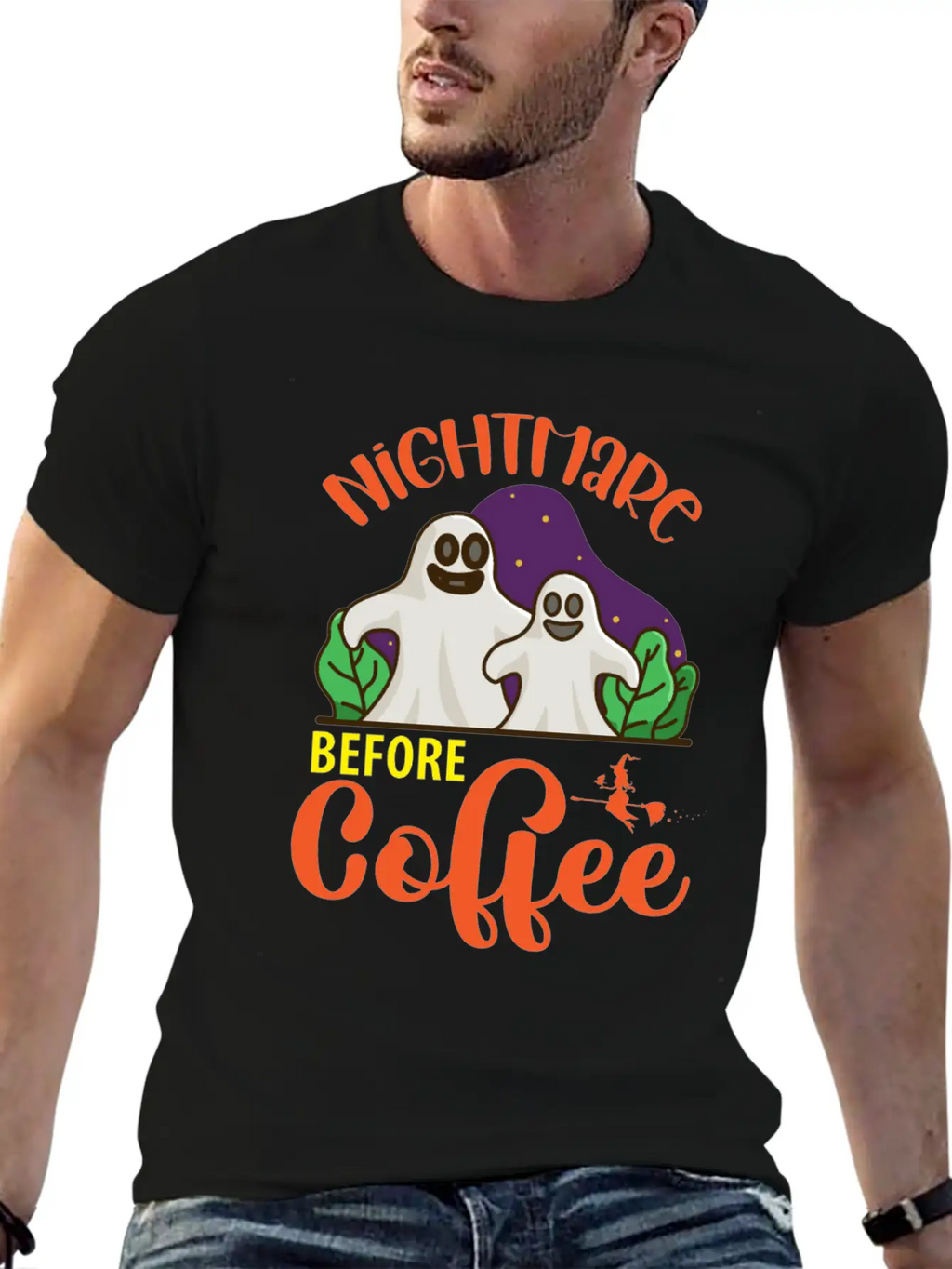 Nightmare Before Coffee Unisex Casual T-Shirt – Clean Design For Daily Comfort
