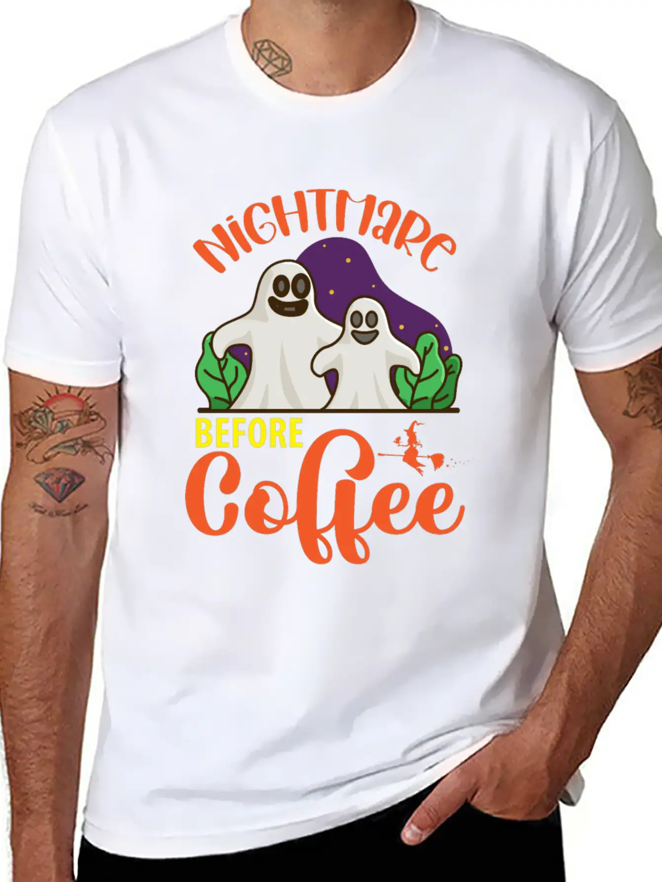 Nightmare Before Coffee Unisex Casual T-Shirt – Clean Design For Daily Comfort