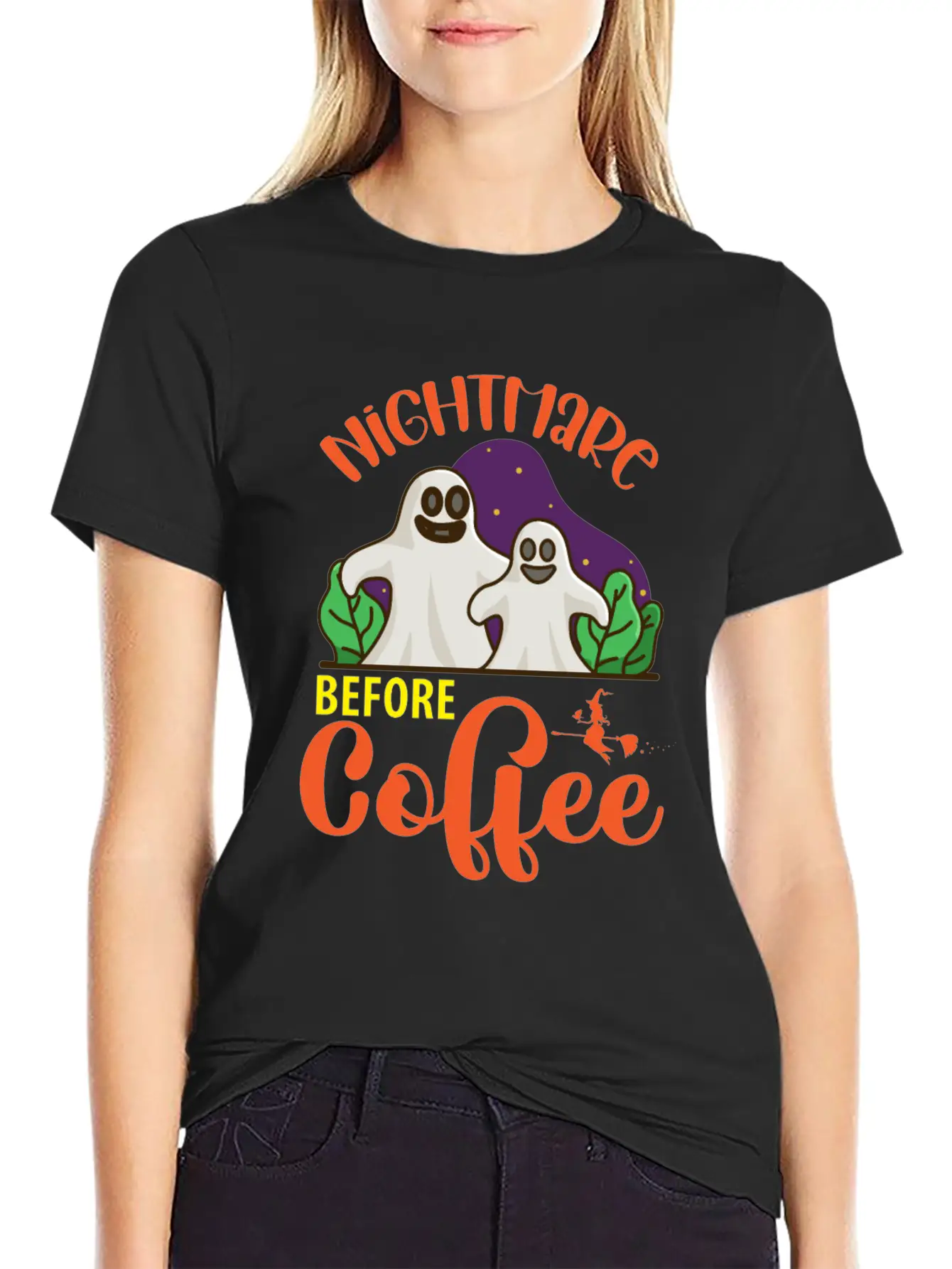 Nightmare Before Coffee Unisex Casual T-Shirt – Clean Design For Daily Comfort