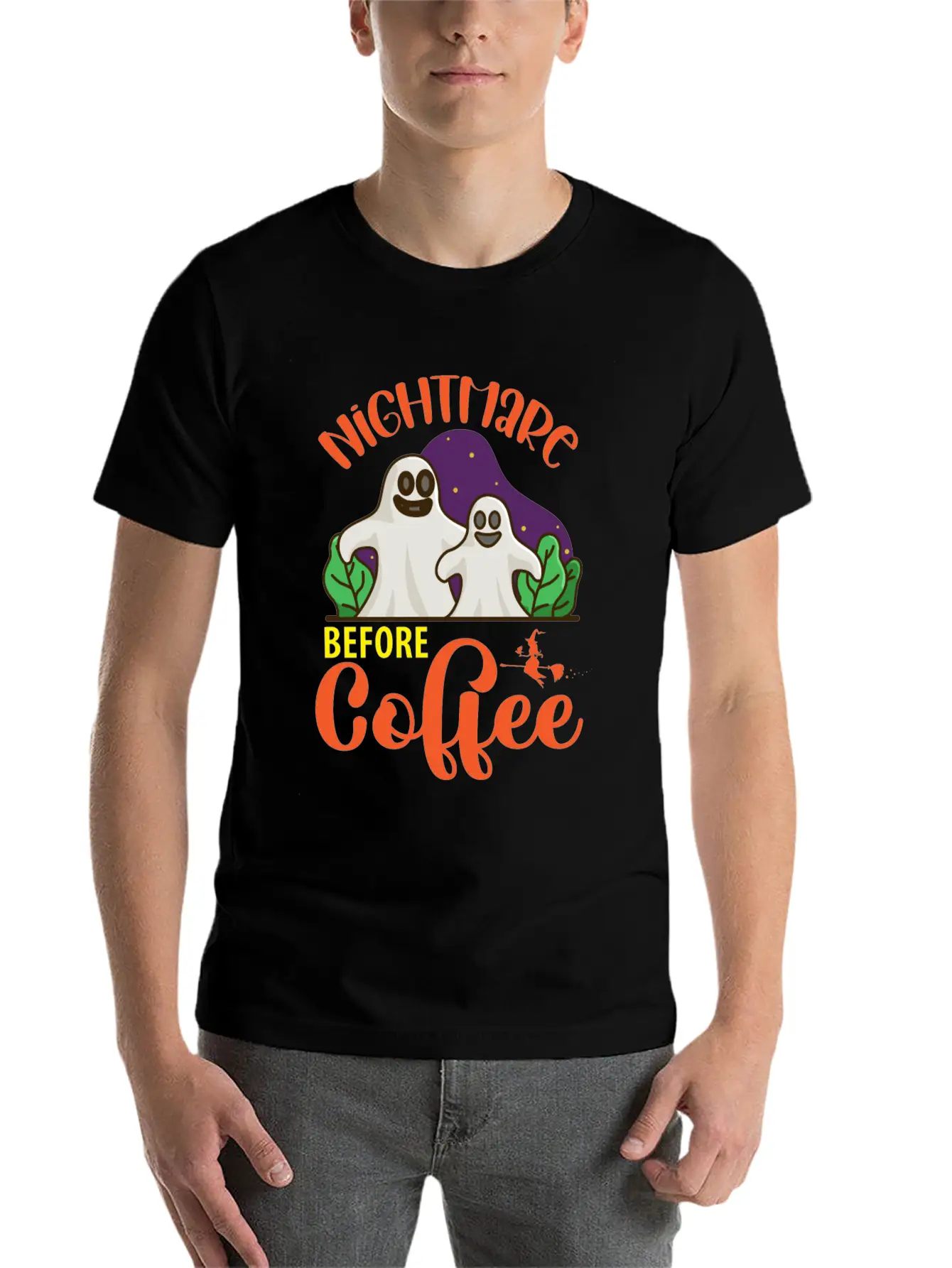Nightmare Before Coffee Unisex Casual T-Shirt – Clean Design For Daily Comfort