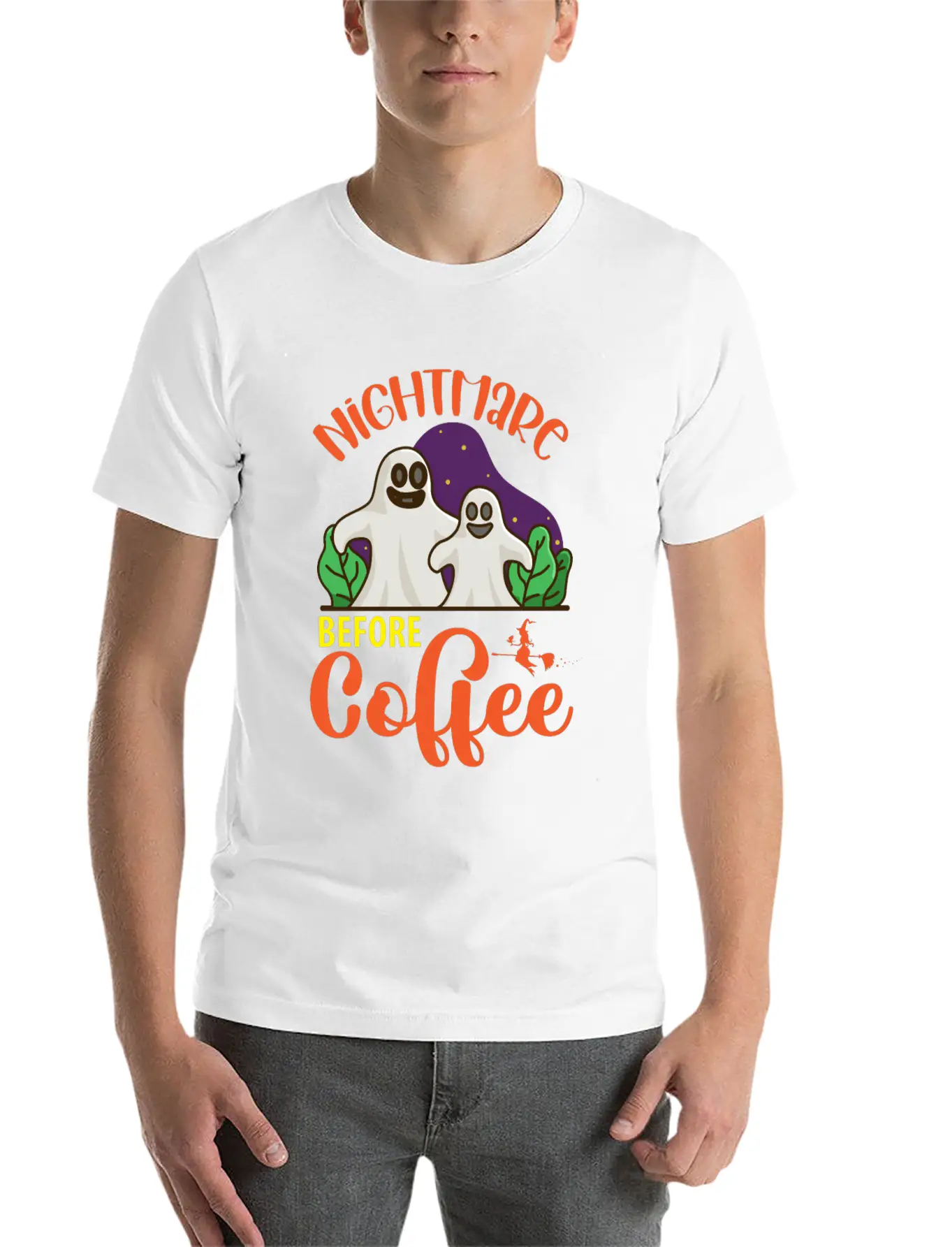 Nightmare Before Coffee Unisex Casual T-Shirt – Clean Design For Daily Comfort