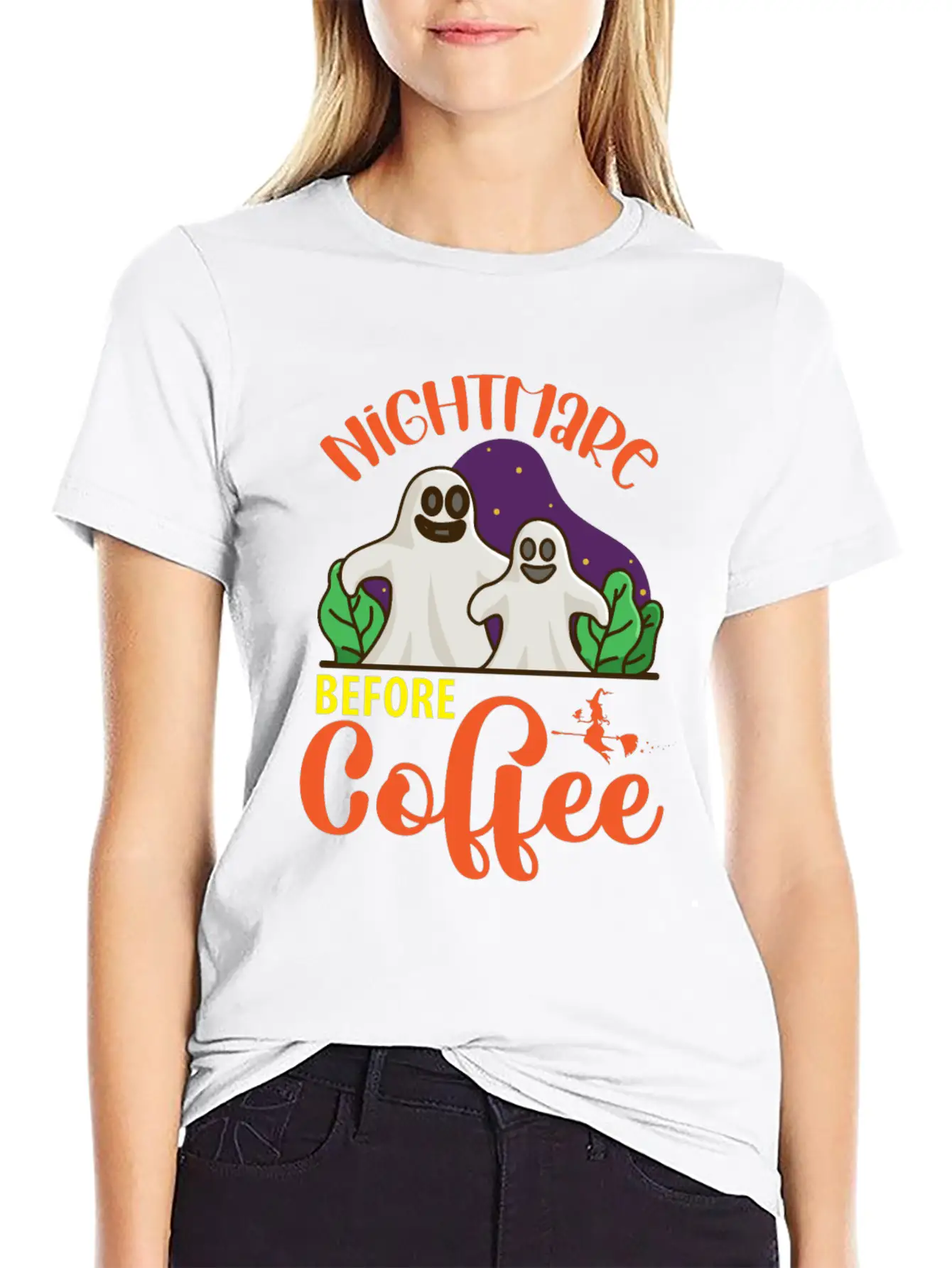 Nightmare Before Coffee Unisex Casual T-Shirt – Clean Design For Daily Comfort