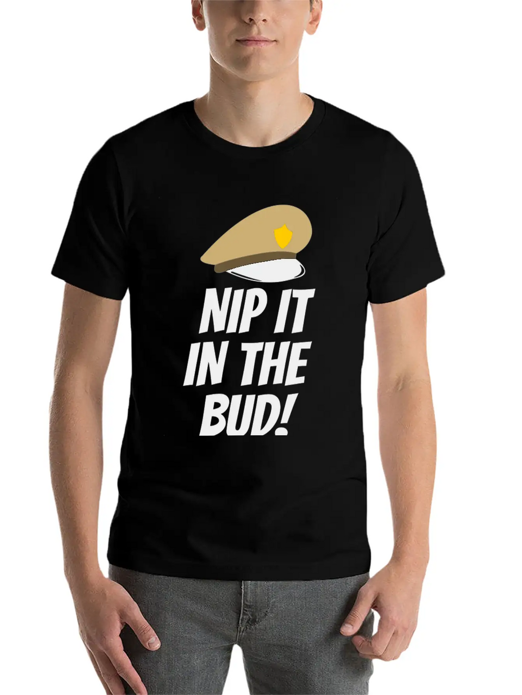 Nip It In The Bud Funny Tshirt Unisex Casual T-Shirt – Clean Design For Daily Comfort