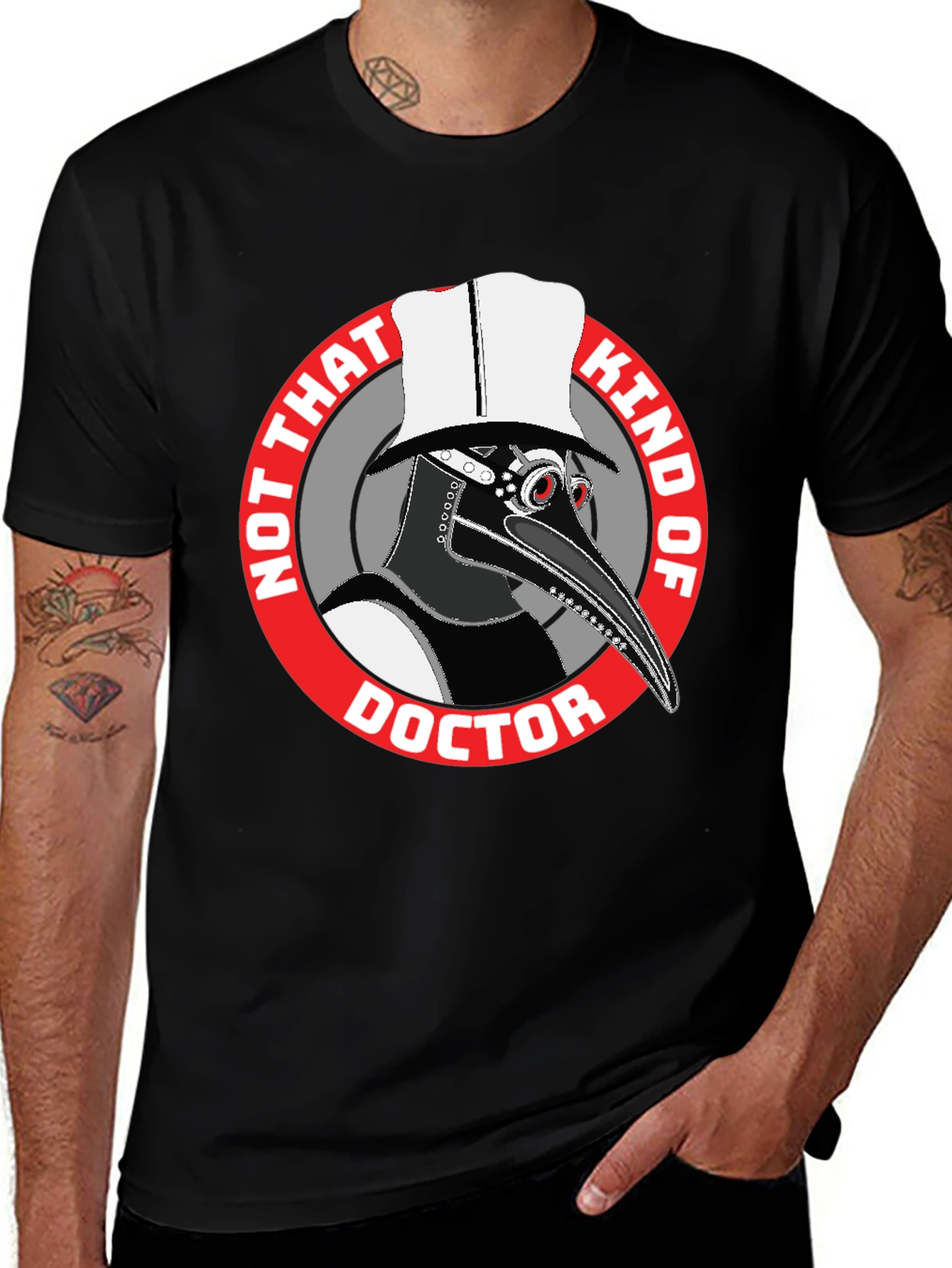 Plague Doctor T-Shirt - Not That Kind Of Doctor Graphic Tee