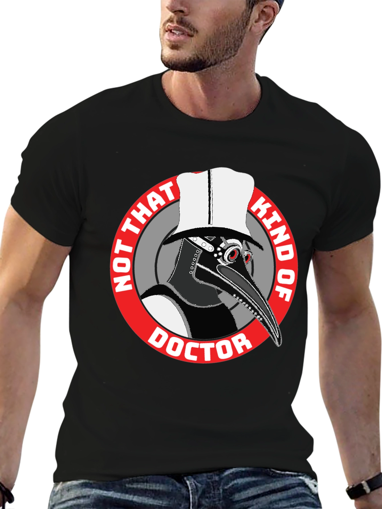 Plague Doctor T-Shirt - Not That Kind Of Doctor Graphic Tee