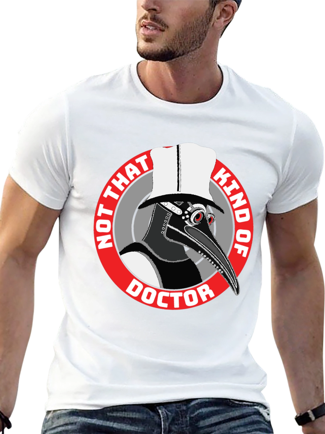 Plague Doctor T-Shirt - Not That Kind Of Doctor Graphic Tee
