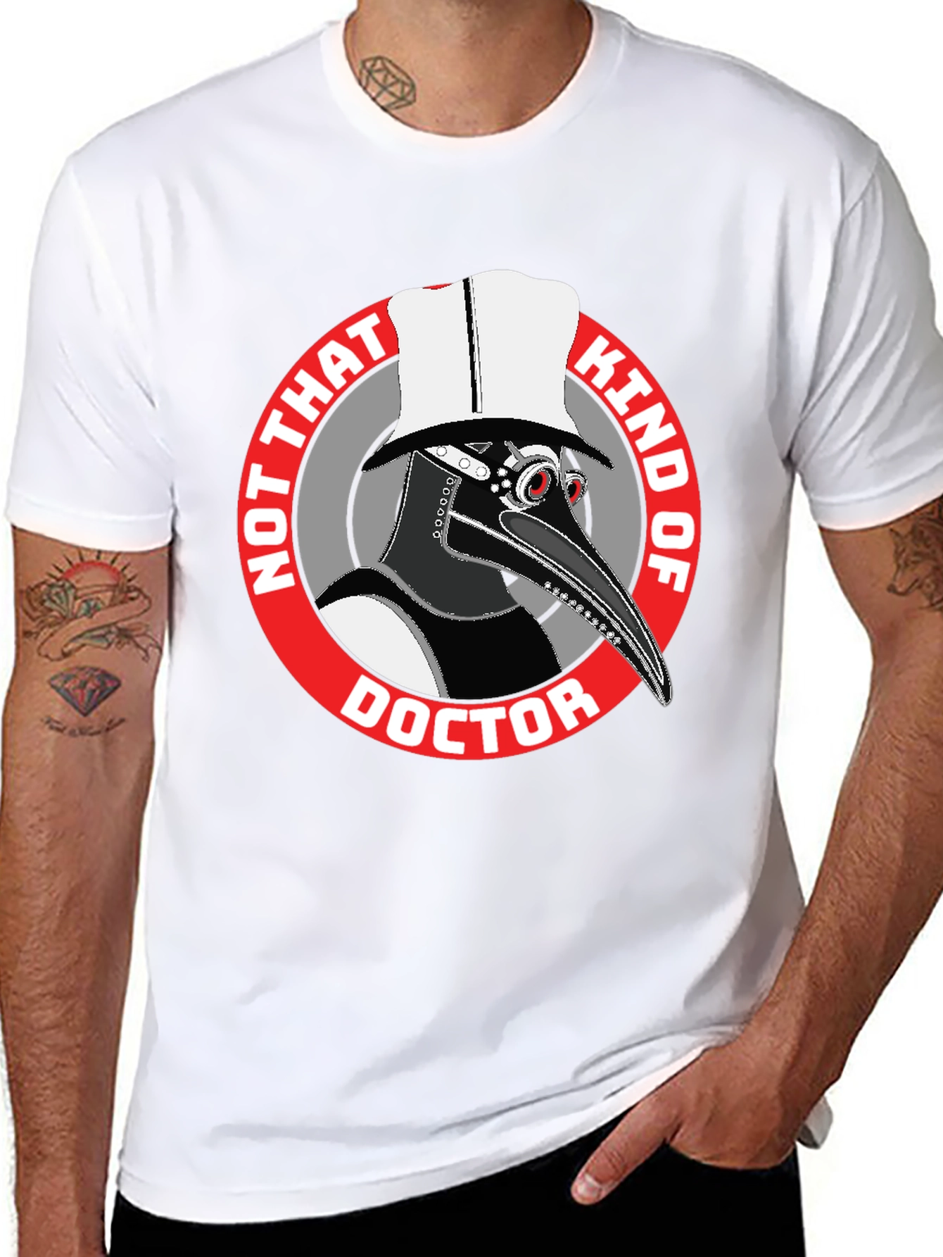 Plague Doctor T-Shirt - Not That Kind Of Doctor Graphic Tee