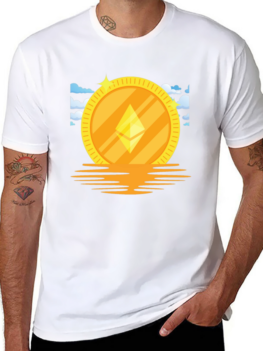 Ethereum Coin T-Shirt - Crypto Currency Tee