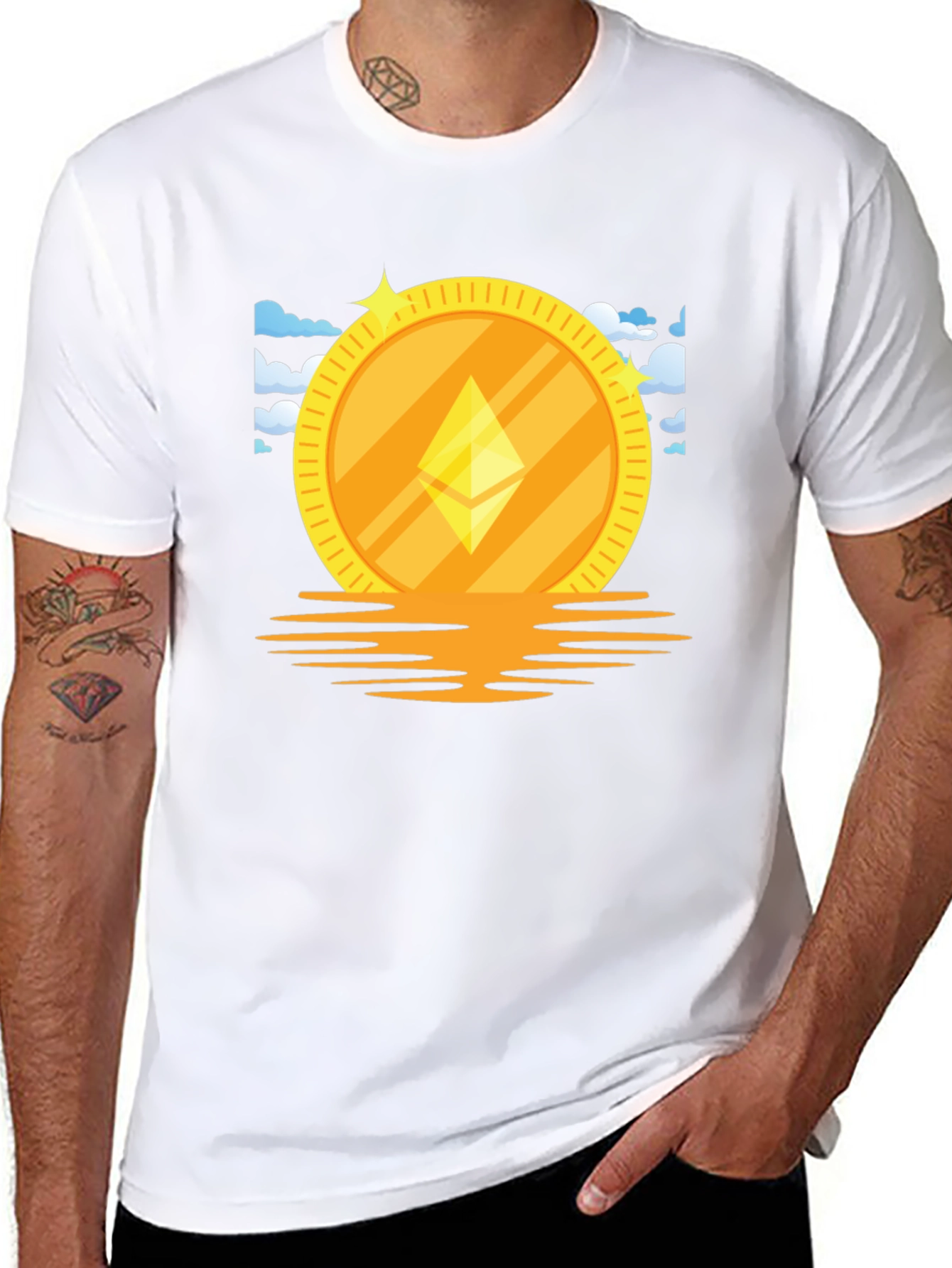Ethereum Coin T-Shirt - Crypto Currency Tee