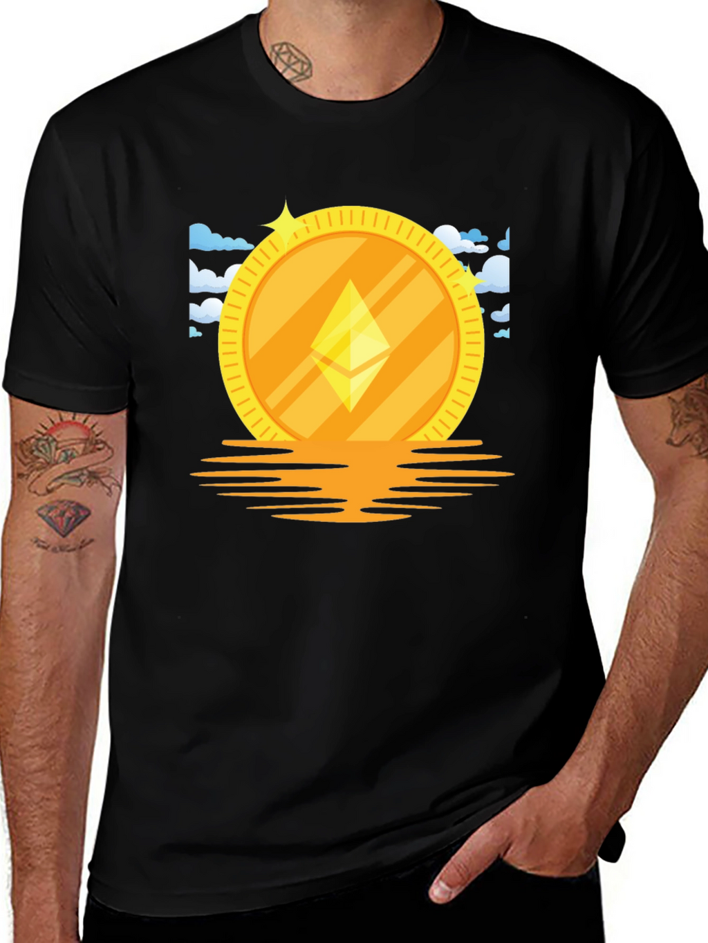 Ethereum Coin T-Shirt - Crypto Currency Tee