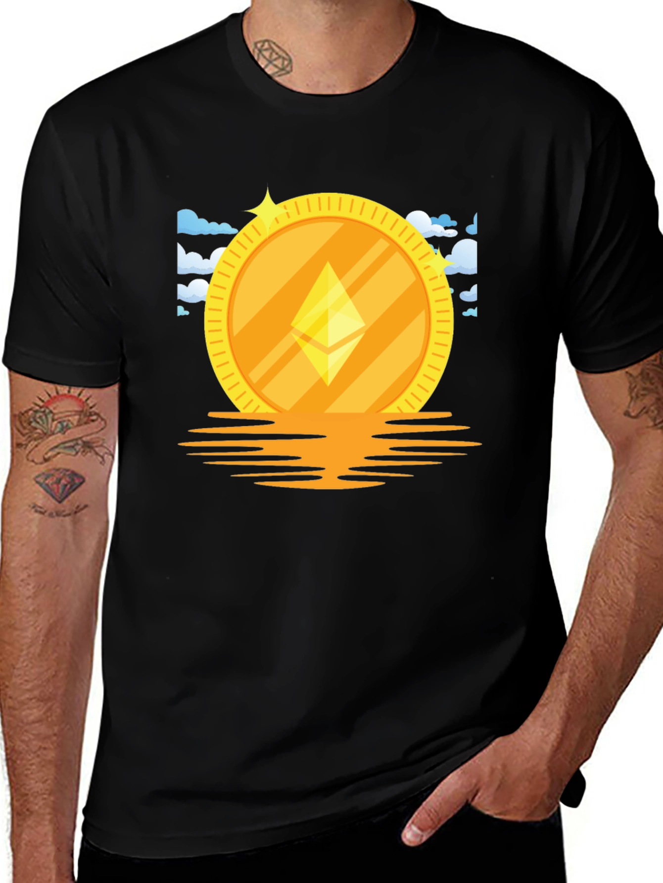 Ethereum Coin T-Shirt - Crypto Currency Tee