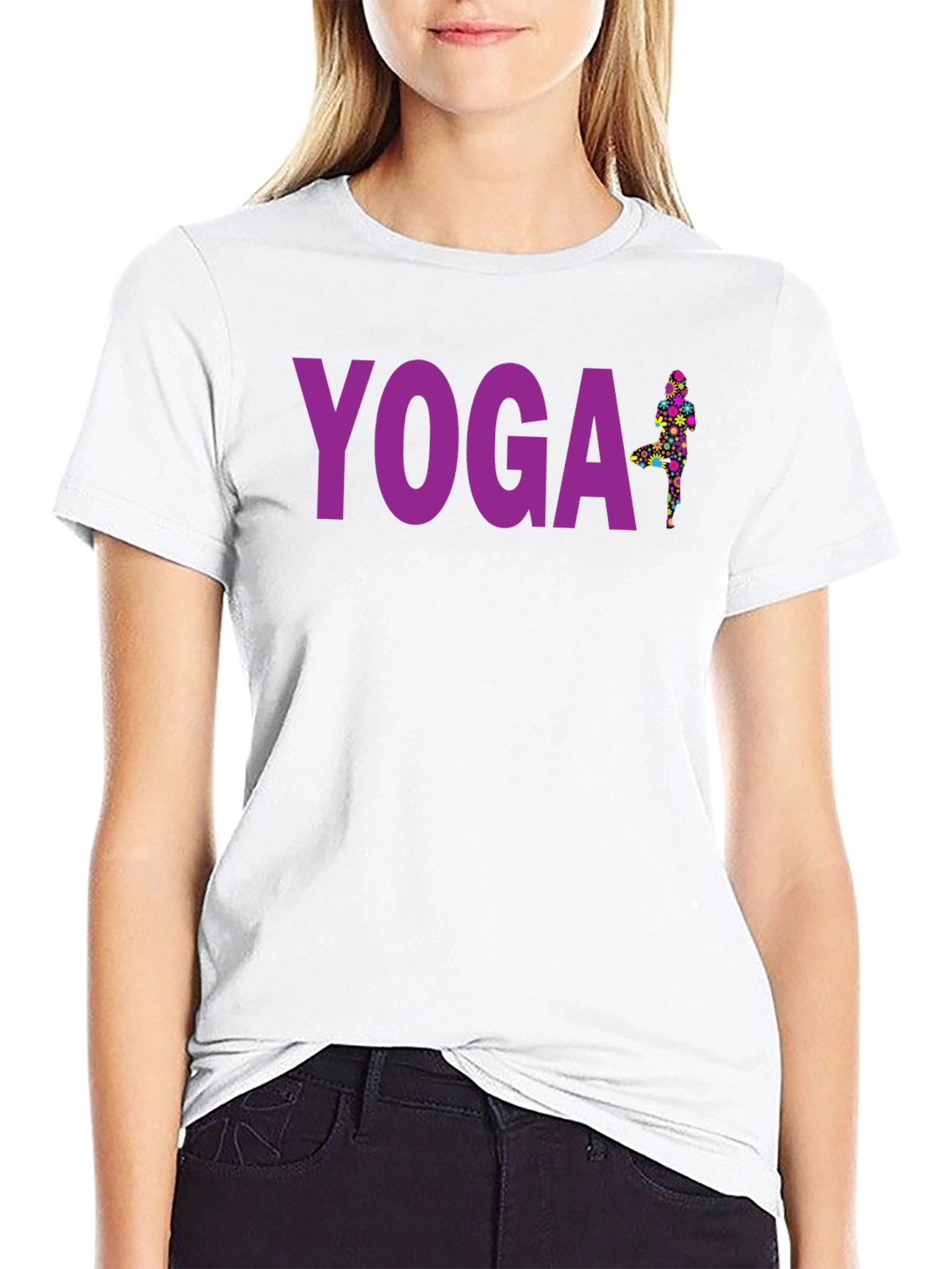Yoga T-Shirt - Tree Pose Graphic