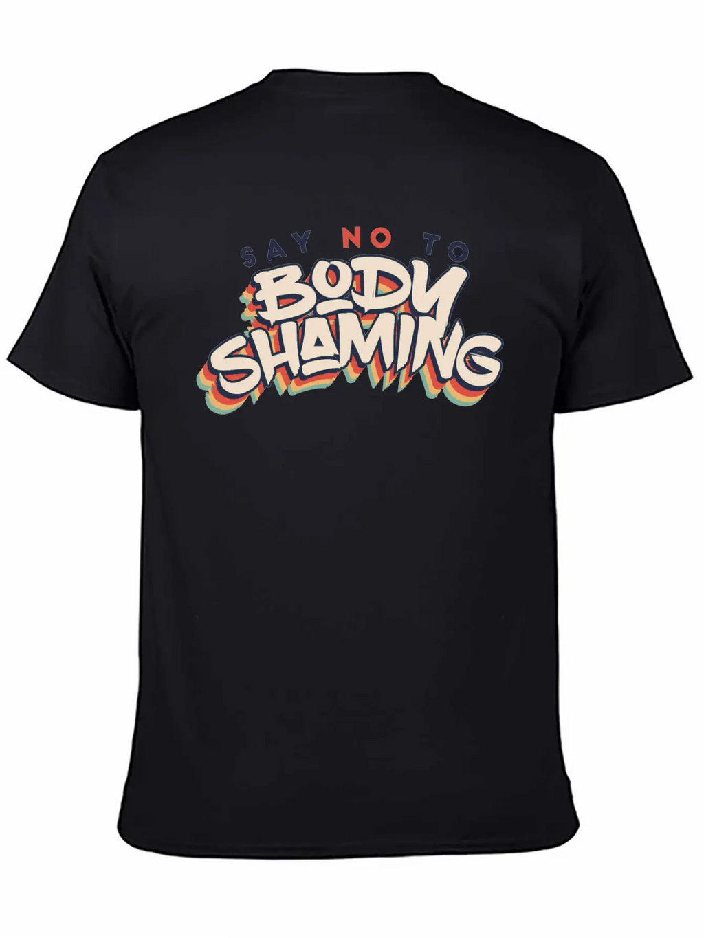 No Body Shame Breathable Soft Cotton T-Shirt – Timeless Casual Look