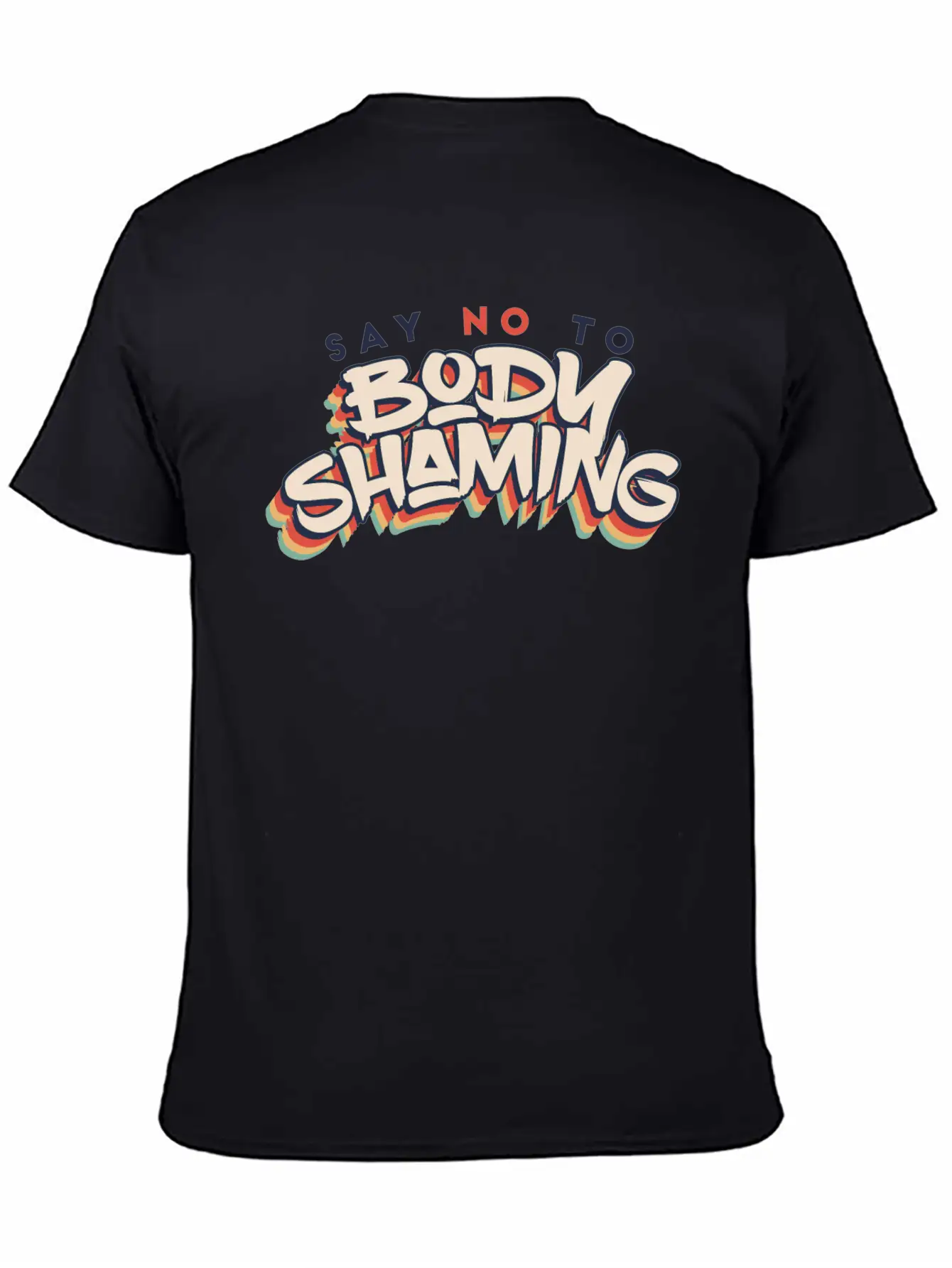 No Body Shame Breathable Soft Cotton T-Shirt – Timeless Casual Look