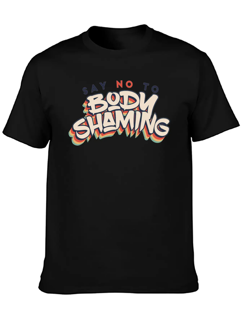 No Body Shame Breathable Soft Cotton T-Shirt – Timeless Casual Look