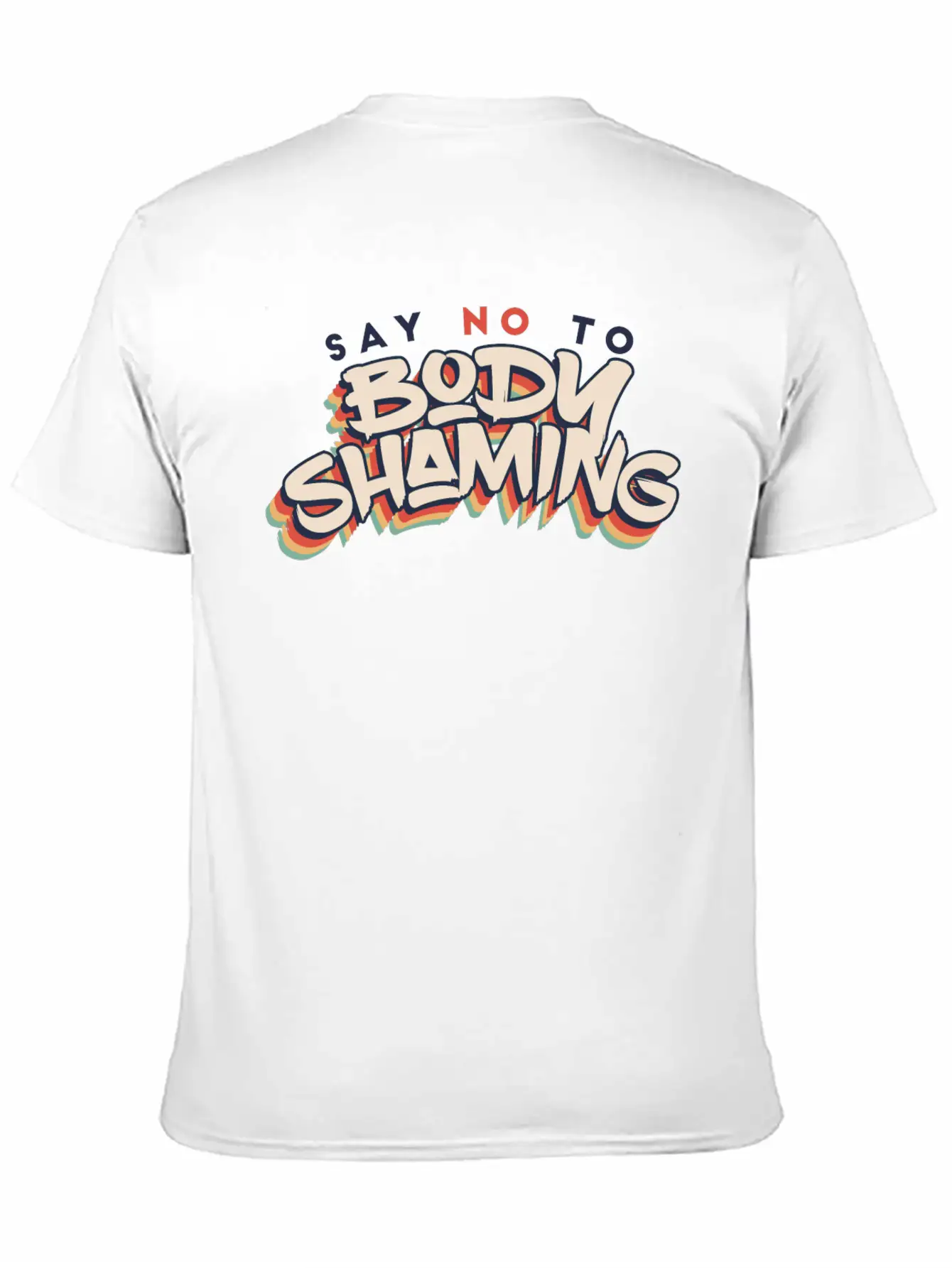 No Body Shame Breathable Soft Cotton T-Shirt – Timeless Casual Look
