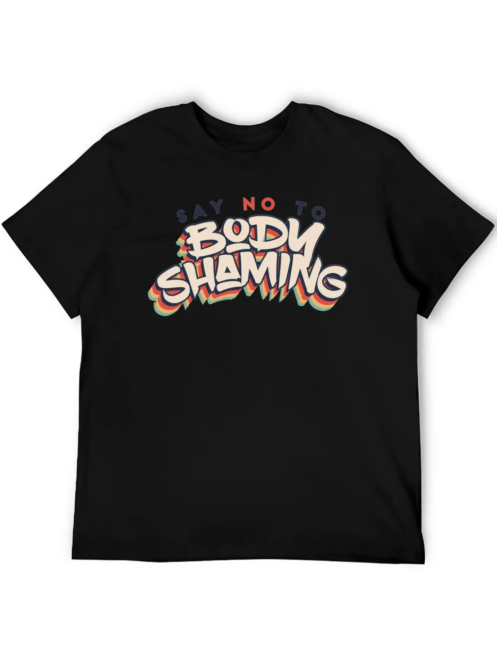 No Body Shame Breathable Soft Cotton T-Shirt – Timeless Casual Look