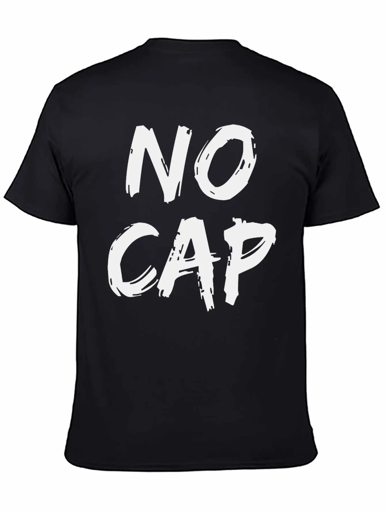 No Cap Urban Slang Rap Trap Music Boyfriend Men Unisex Short Sleeve Soft Cotton T-Shirt – Casual Everyday Wear