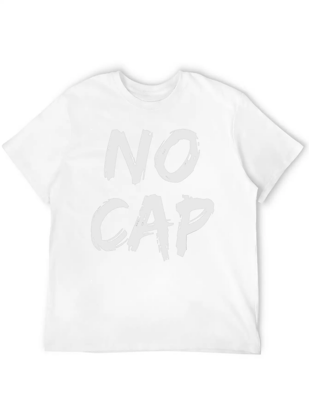 No Cap Urban Slang Rap Trap Music Boyfriend Men Unisex Short Sleeve Soft Cotton T-Shirt – Casual Everyday Wear