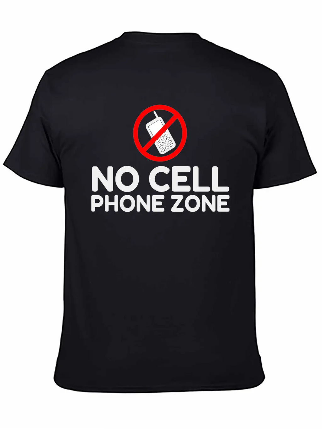 No Cell Phone Zone Unisex Casual T-Shirt – Clean Design For Daily Comfort