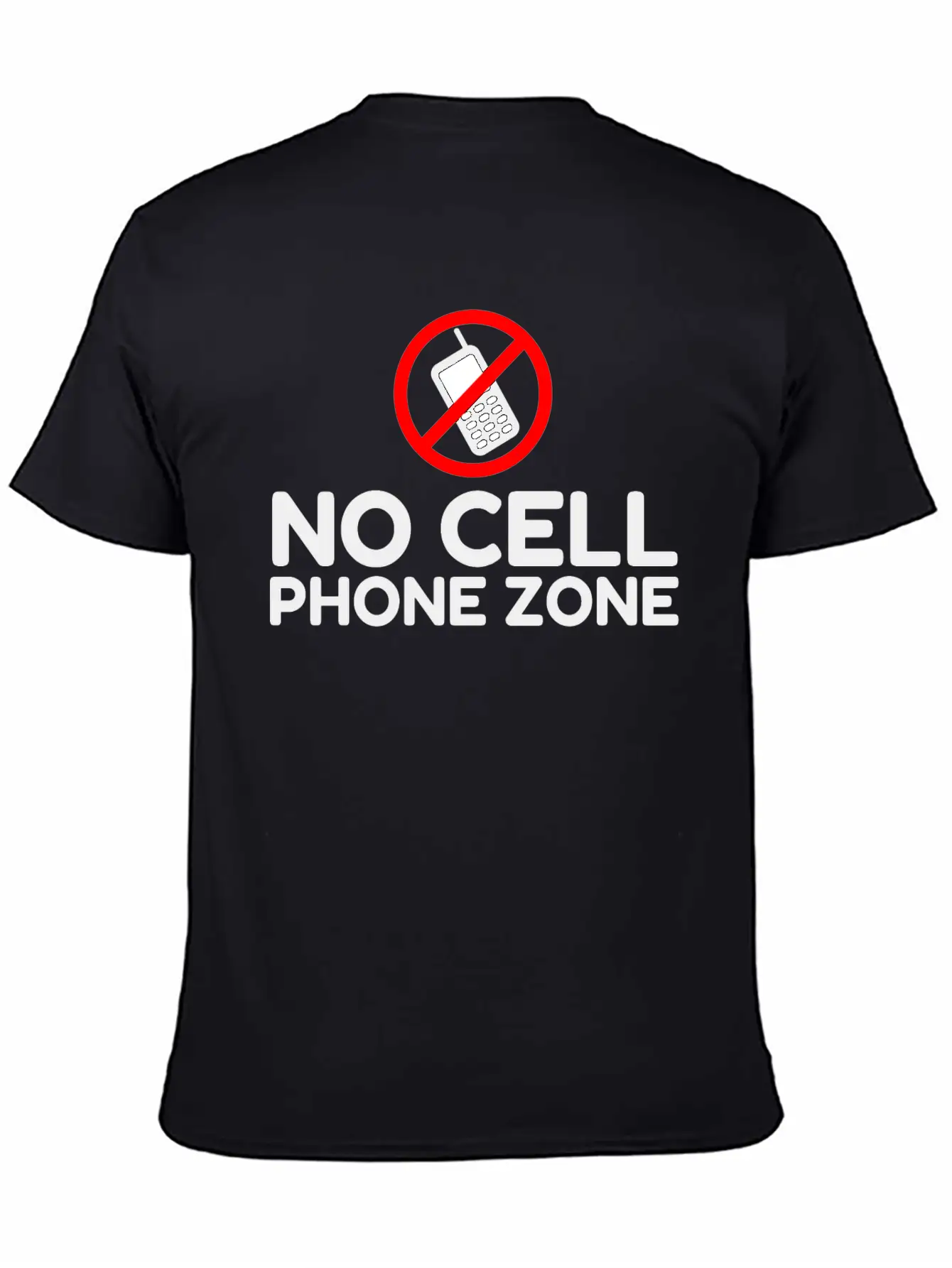No Cell Phone Zone Unisex Casual T-Shirt – Clean Design For Daily Comfort
