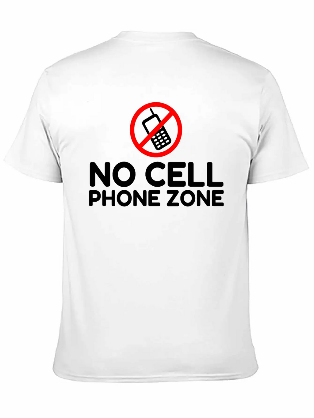 No Cell Phone Zone Unisex Casual T-Shirt – Clean Design For Daily Comfort