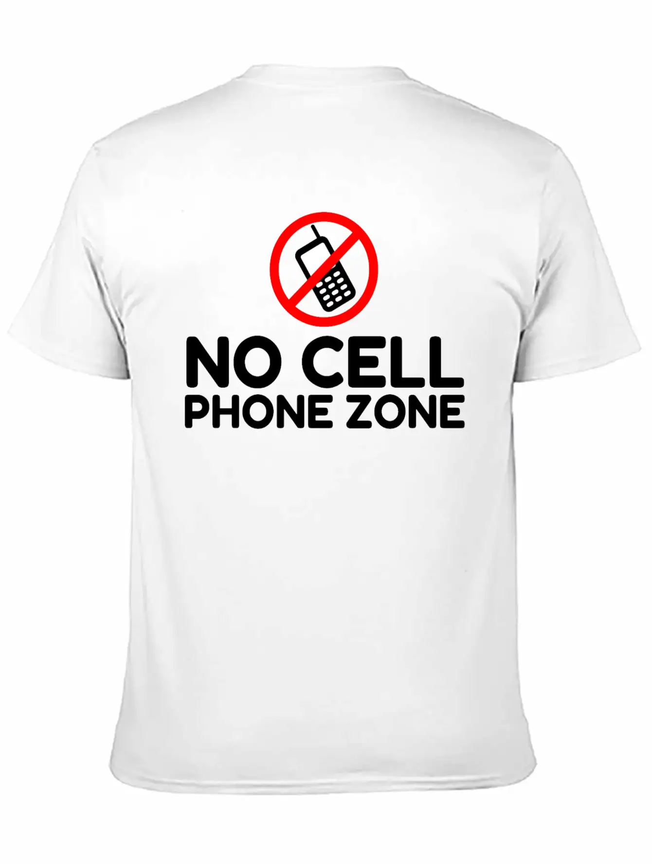 No Cell Phone Zone Unisex Casual T-Shirt – Clean Design For Daily Comfort
