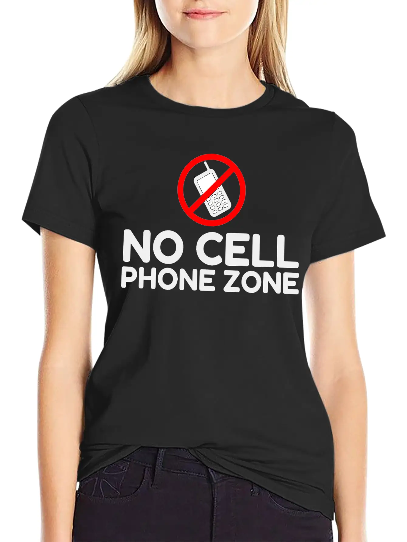 No Cell Phone Zone Unisex Casual T-Shirt – Clean Design For Daily Comfort