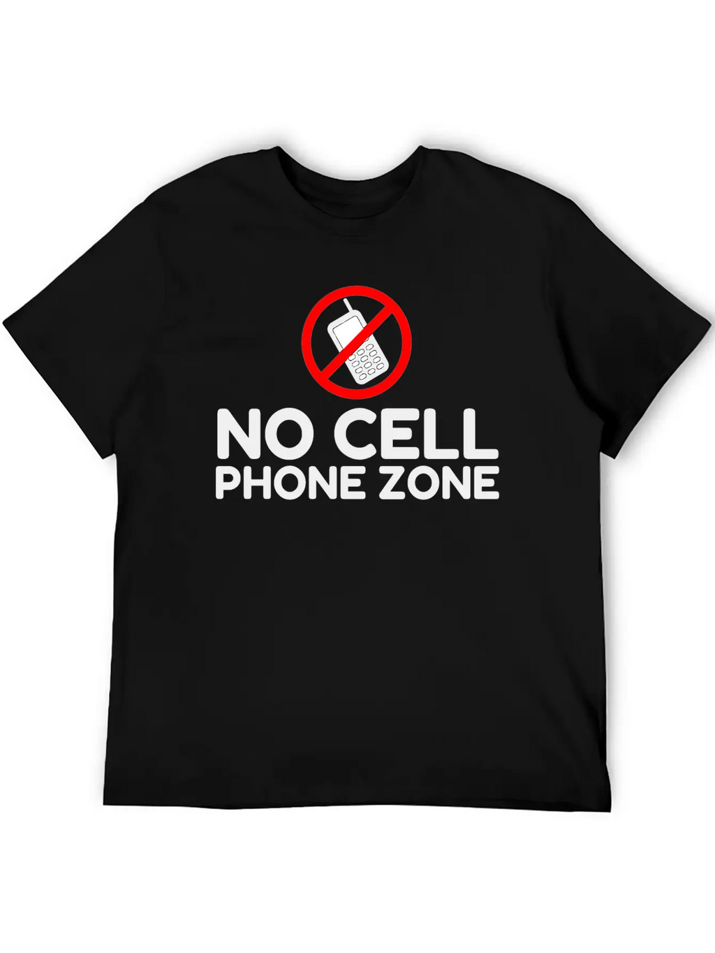 No Cell Phone Zone Unisex Casual T-Shirt – Clean Design For Daily Comfort