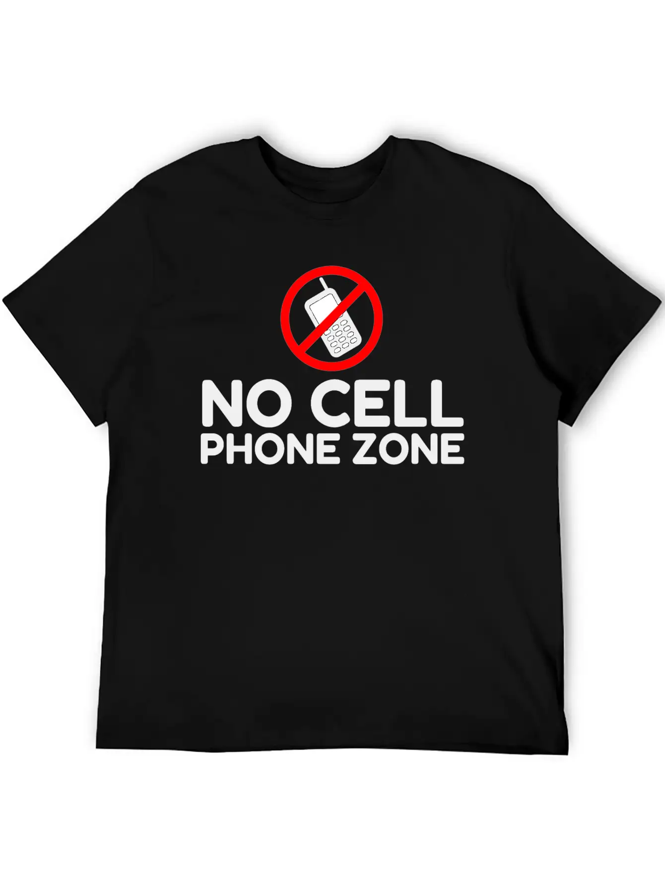 No Cell Phone Zone Unisex Casual T-Shirt – Clean Design For Daily Comfort