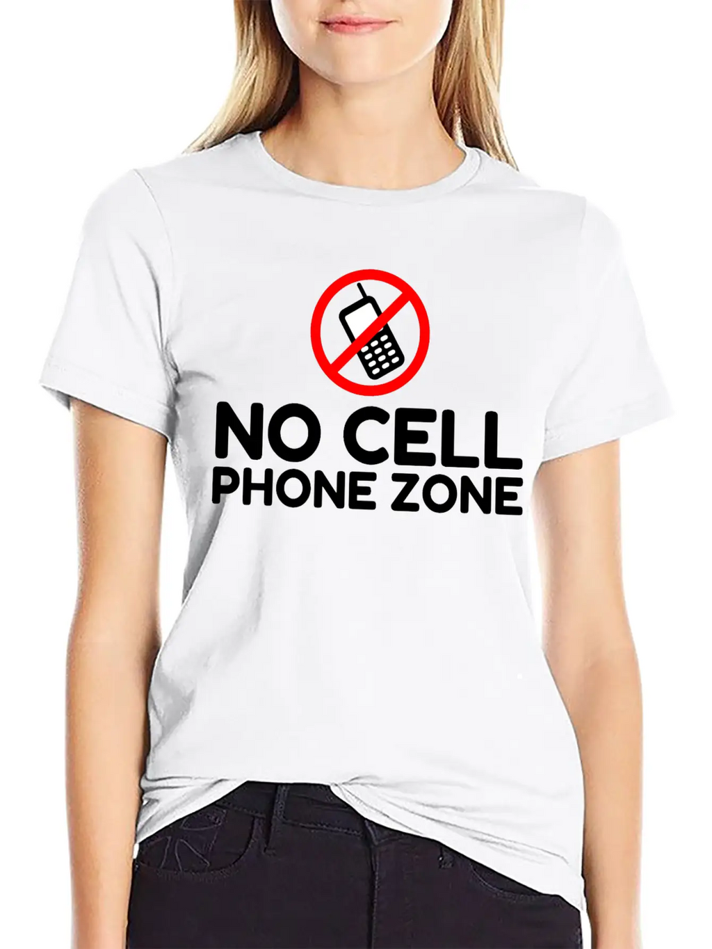 No Cell Phone Zone Unisex Casual T-Shirt – Clean Design For Daily Comfort