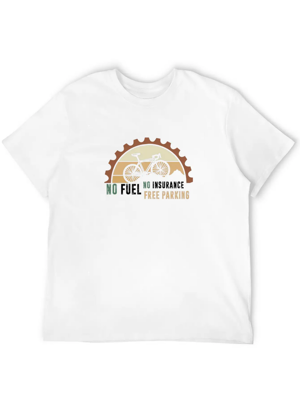 No Fuel No Insurance Free Parking Breathable Graphic T-Shirt – Perfect For Casual Days