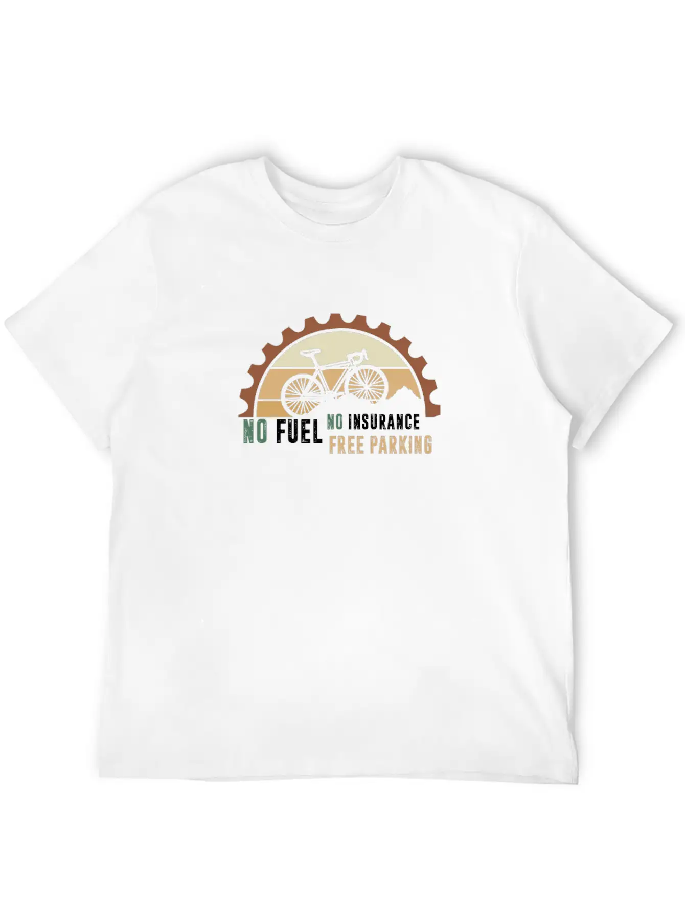 No Fuel No Insurance Free Parking Breathable Graphic T-Shirt – Perfect For Casual Days