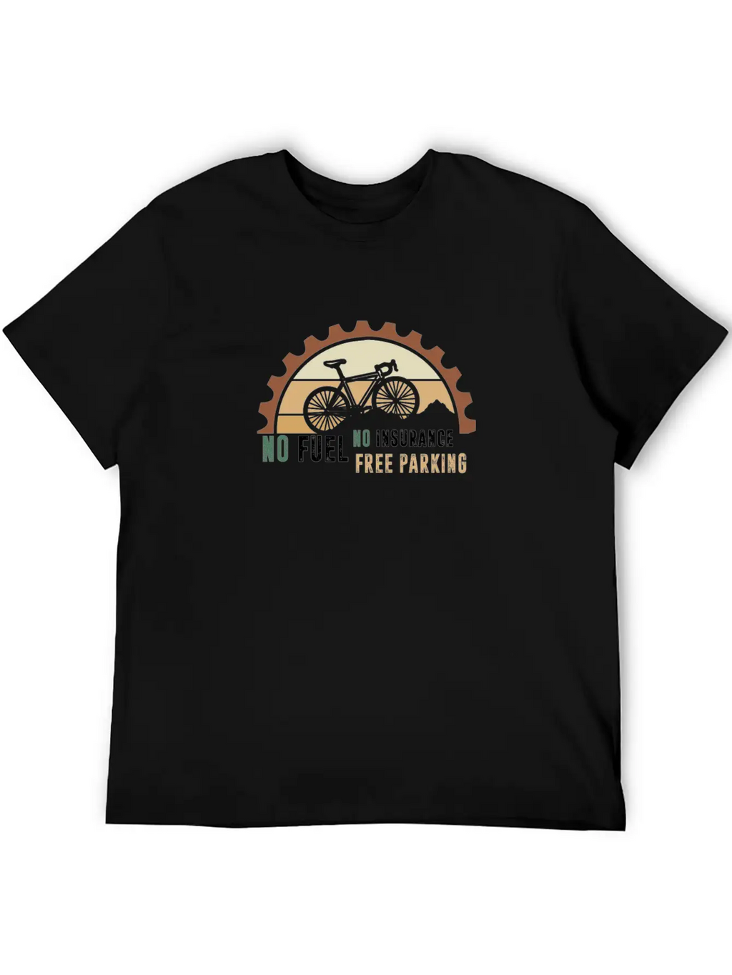 No Fuel No Insurance Free Parking Breathable Graphic T-Shirt – Perfect For Casual Days