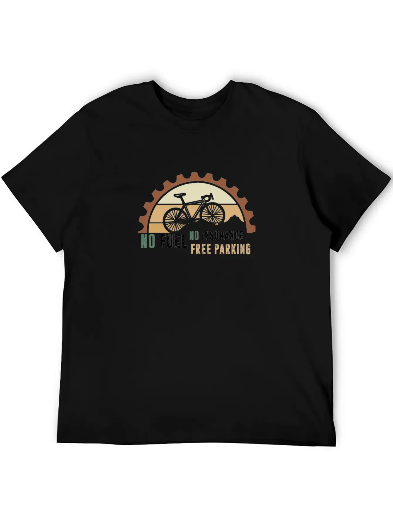 No Fuel No Insurance Free Parking Breathable Graphic T-Shirt – Perfect For Casual Days