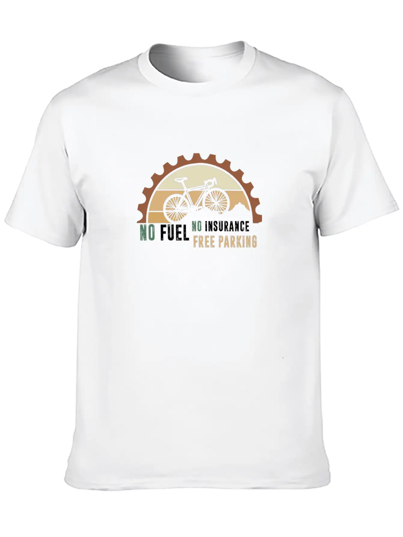 No Fuel No Insurance Free Parking Breathable Graphic T-Shirt – Perfect For Casual Days