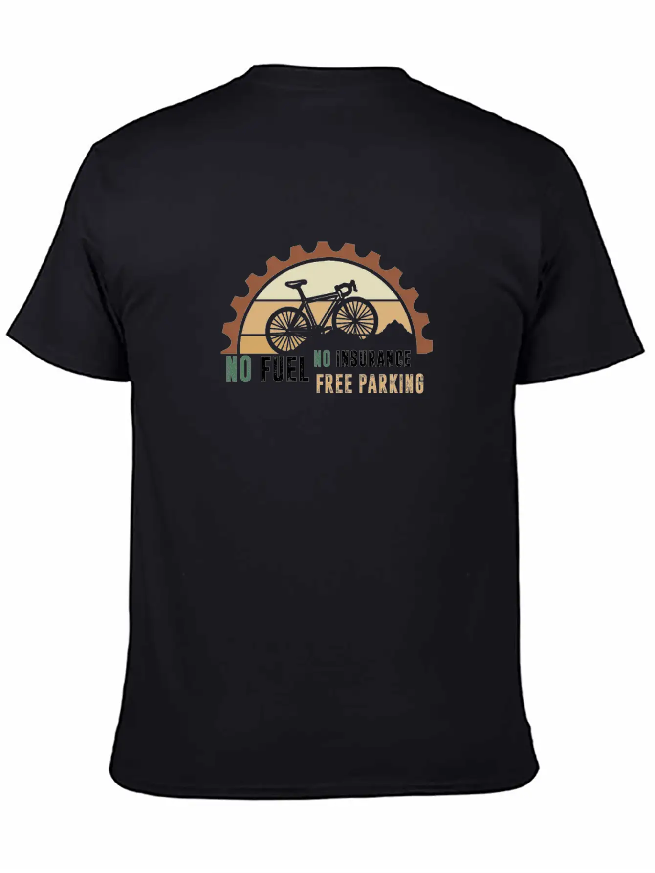 No Fuel No Insurance Free Parking Breathable Graphic T-Shirt – Perfect For Casual Days