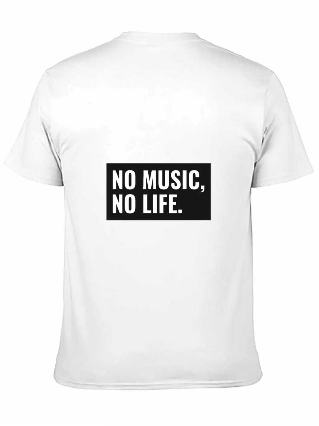 No Music No Life Funny Music Lover Gift Musical Al Stylish Everyday T-Shirt – Unisex Basic Cotton Tee